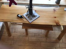 Load image into Gallery viewer, Rustic White Pine Benche/Table and Stool By Redwoods Design

