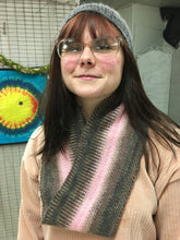 Load image into Gallery viewer, Hand Knit Ribbed Toque and Scarf by H Burris
