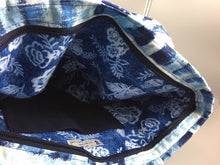 Load image into Gallery viewer, Upcycled Tote made with jeans by JoLynn Fiorentino
