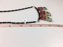 Load image into Gallery viewer, Triple Fused Glass Beaded Necklace by M Mitchell
